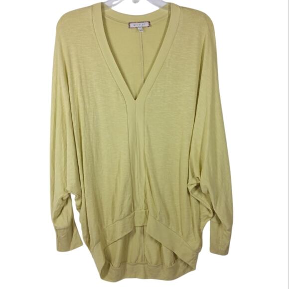 Anthropologie Eri + Ali V Neck Dolman Sleeve Pullover size Small - Picture 2 of 7